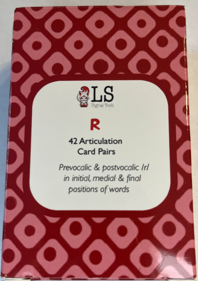 R Articulation Speech Flash Cards-Initial, Medial, Final Positions of Words